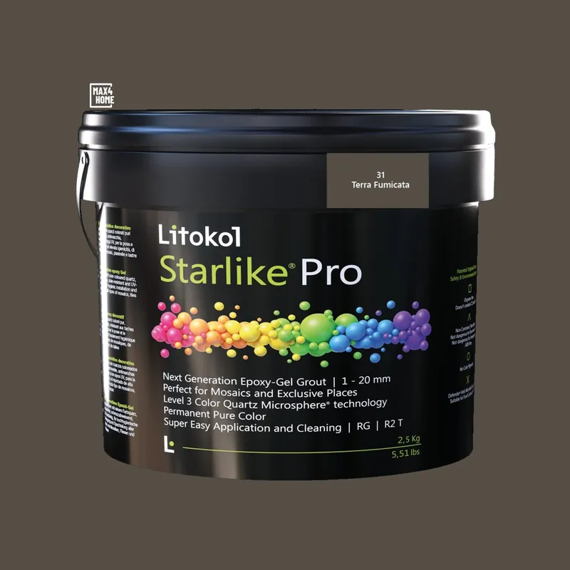 Tijdelijk Beschikbaar Starlike Pro Lijm en Voegmiddel 2 Componenten Epoxy - 31 Terra Fumicata 2,5kg