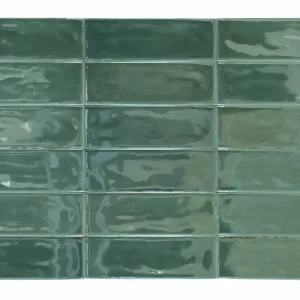 Tegels handvorm calpe green glans 5x15 cm Gereduceerde Prijs