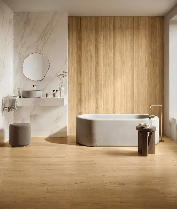 Tegels houtlook Eiche Pure 20x120cm Koopje