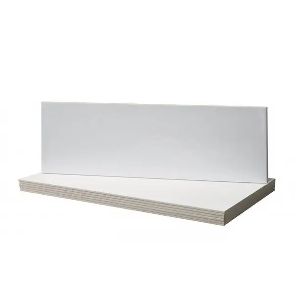 Tegels glans wit gerectificeerd 30x90 cm (sample) Lage Prijs