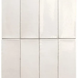 Tegels Kyoto White 5x15cm Glans Meest Verkocht
