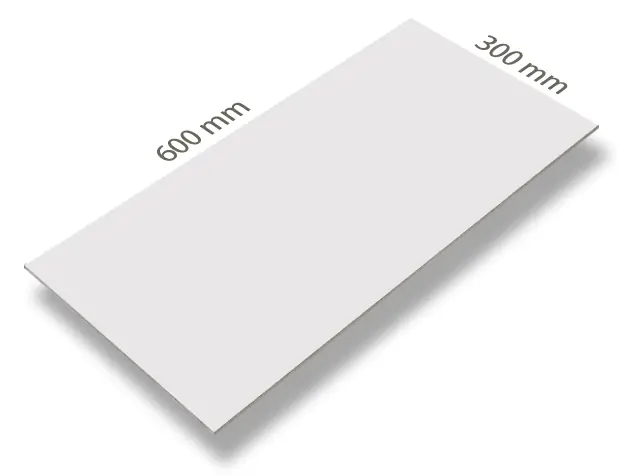 Tegels Mat Wit 30x60cm Gecertificeerd