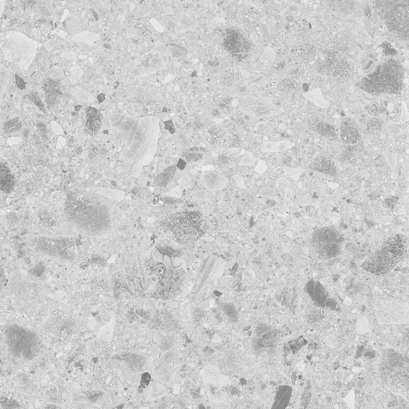 Tegels Ceppo di Gre terrazzo Light Grey 60x60cm R Op = Op
