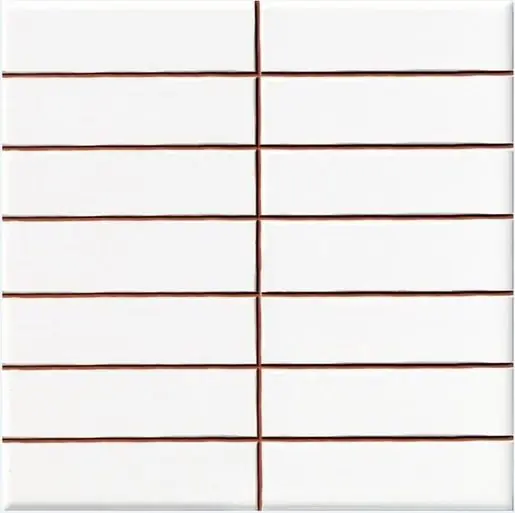 Merkproduct Tegels Precorte wit glans 2,5x10 (20x20) cm