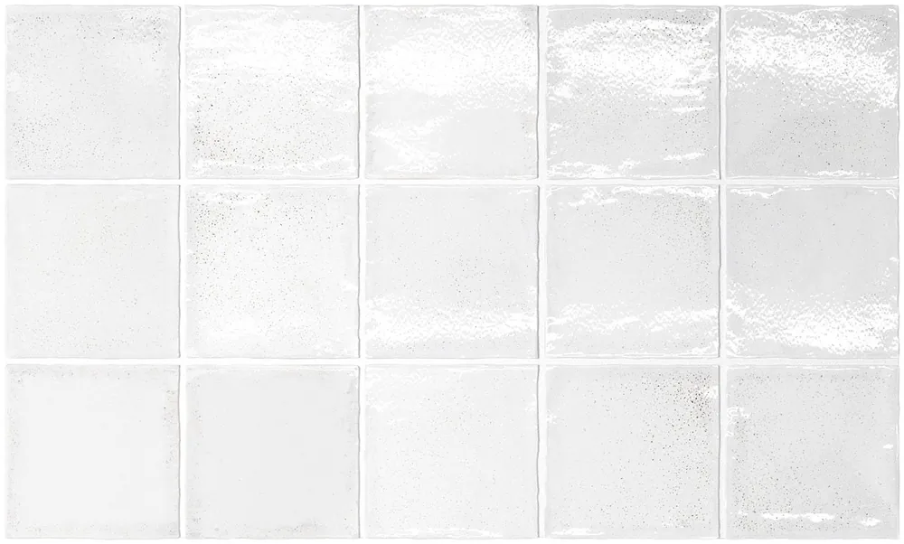 Uitverkoop Tegels handvorm Talea White 10x10cm