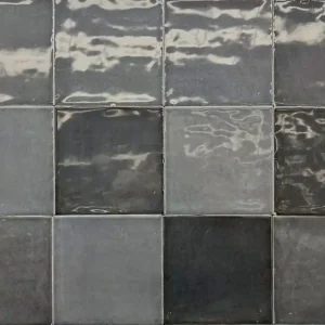 Exclusieve Aanbieding Tegels handvorm zellige coal 12x12 cm