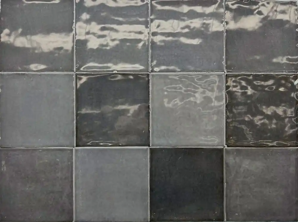 Exclusieve Aanbieding Tegels handvorm zellige coal 12x12 cm