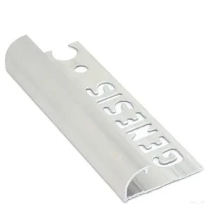 Tegelstrip eaq060.91 aluminium rond - zilver 2,5m x 6mm Direct Verzonden