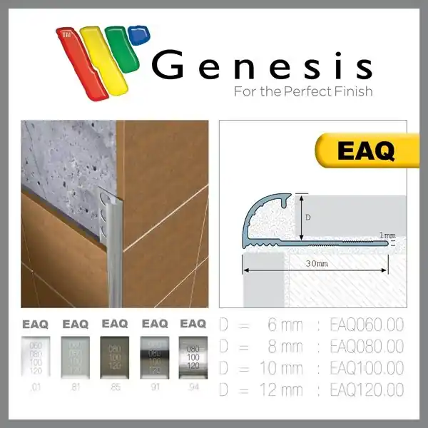 Lage Prijs Tegelstrip eaq127.91 aluminium rond - glans zilver 2,7m x 12mm