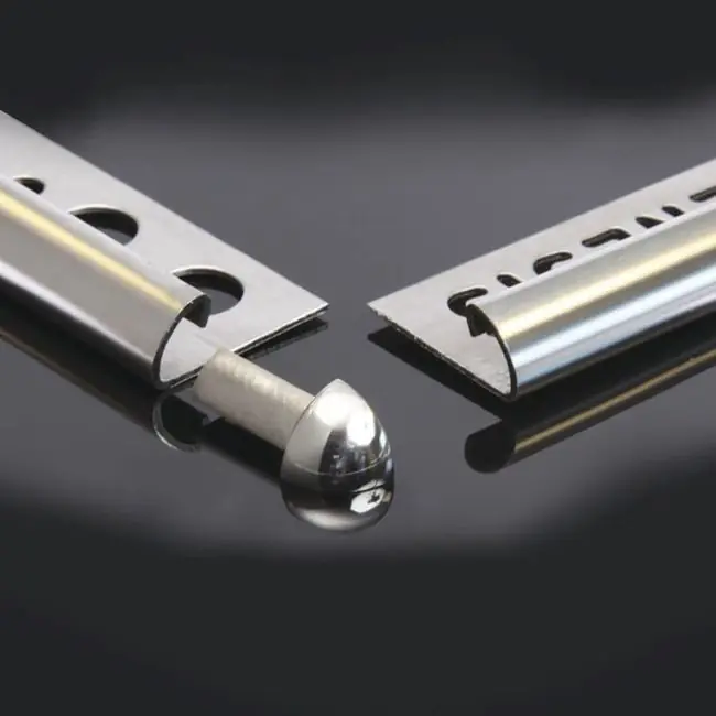 Bestseller Tegelstrip ecq080.84 RVS hoekjes (1 stuk) voor esq 8mm
