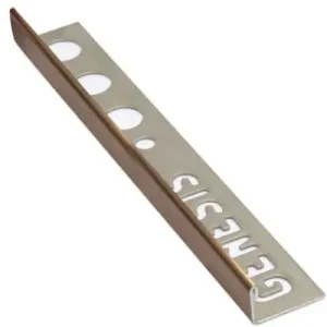 Weekendaanbieding Tegelstrip ess107.195 rvs recht - koper 2,7m x 10mm