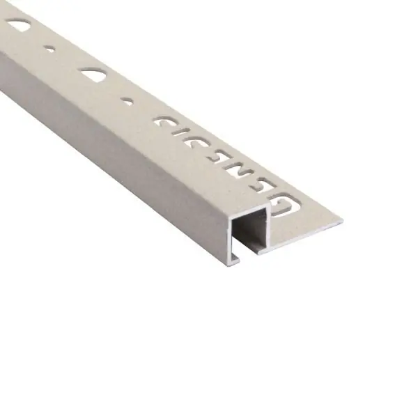 Tegelstrip tdp107.414 aluminium vierkant - bathstone/beige 2,7m x 10 mm Beste Prijs