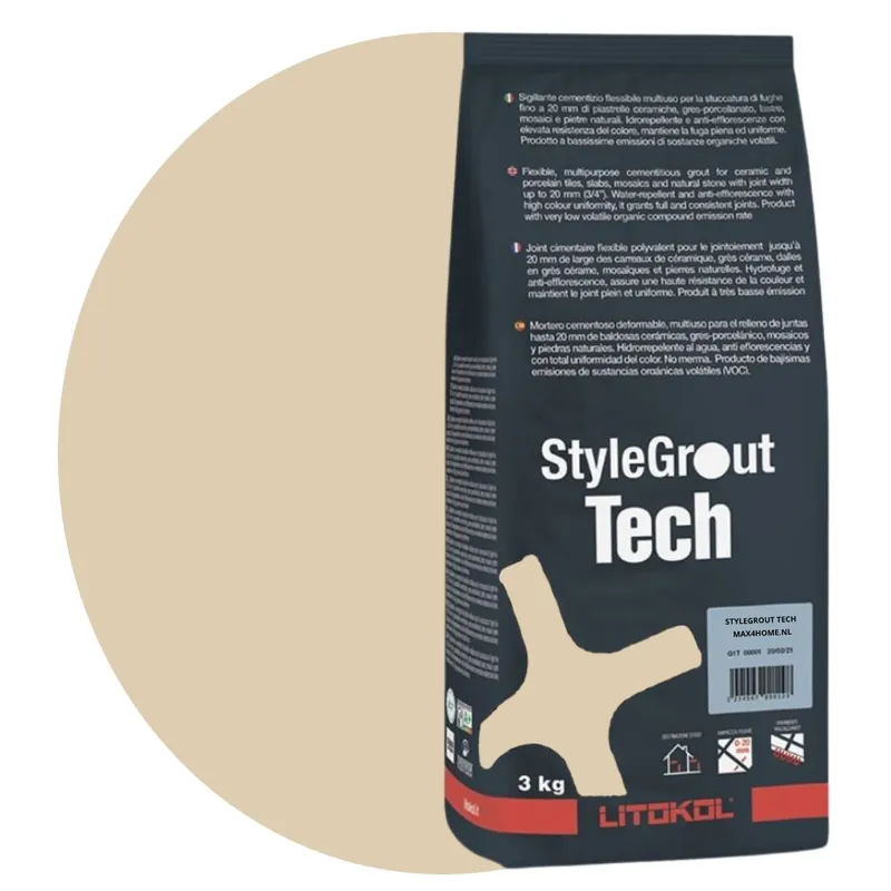 Uitverkoop Voegmiddel stylegrout tech ivory-3 voeg 3 kg