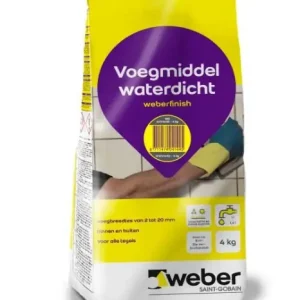 Bestel Nu Voegmiddel weber finish antraciet 4 kg