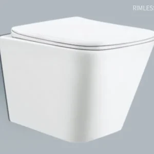 Betrouwbaar Wandtoilet piazza glans wit rimless inclusief wc bril