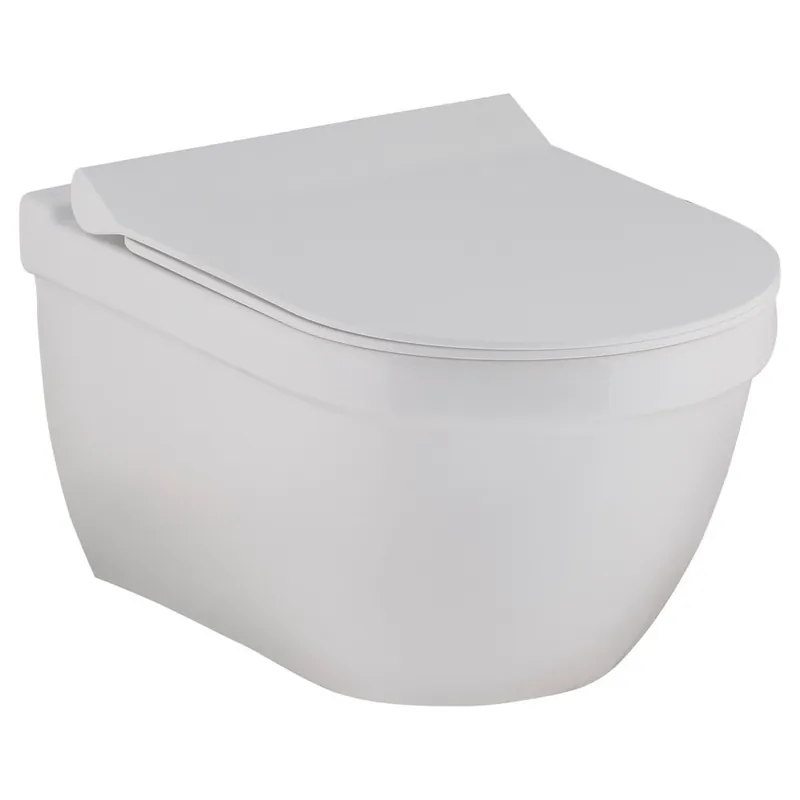 Aanbieding Wandtoilet terra rim free inclusief softclose slimline bril
