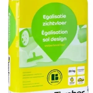 Weber egalisatie zichtvloer 20 kg Op = Op