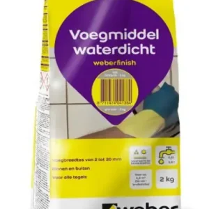 Weber voeg finish lichtgrijs 2 kg Lage Kosten