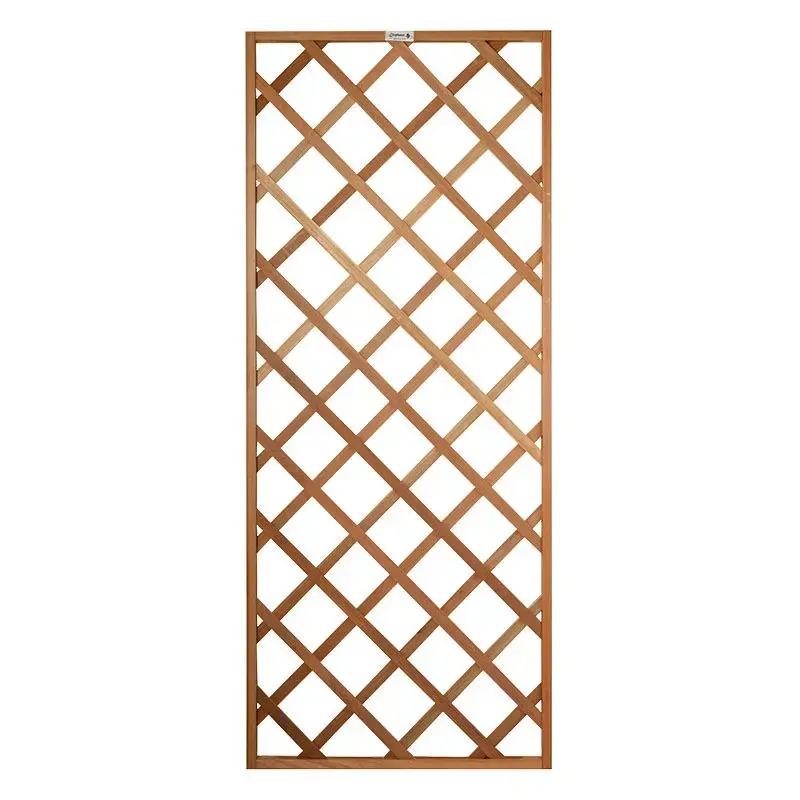 Tuinscherm Trellis recht hardhout 75×180 cm Goedkoop