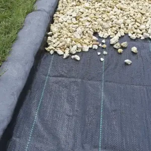 Anti-worteldoek zwart 2×5 m Betaalbaar