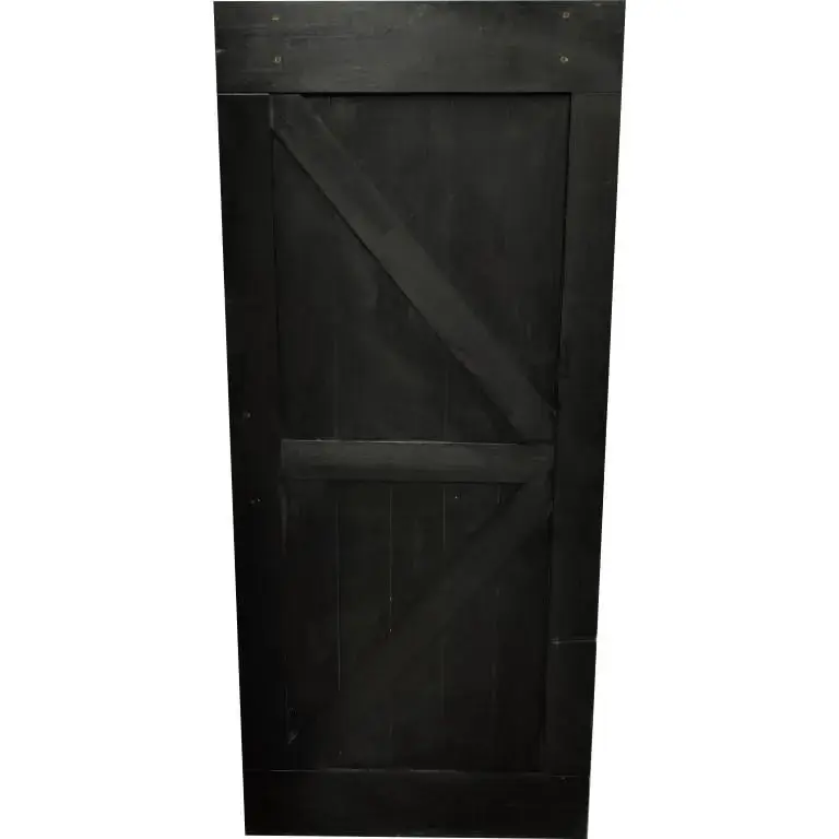 Seizoensaanbieding Schuifdeur Eikenhout Zwart gelakt 95×215 cm SD402
