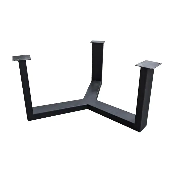 Salontafelpoot Driepoot Zwart – HxB: 41×90 cm – Koker: 10×4 cm Beperkte Voorraad