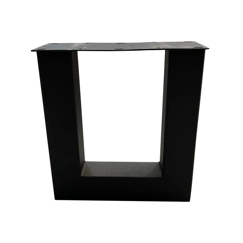 Bankpoot U Zwart – HxB: 39×55 cm – Koker: 8×8 cm Voordeelprijs