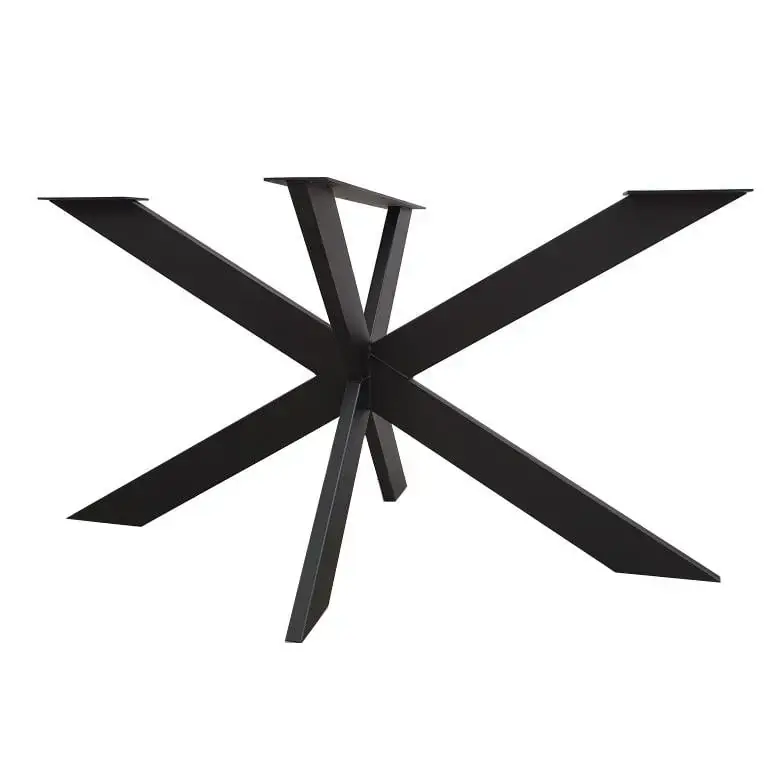 Betaalbaar Eettafelpoot Matrix Zwart – HxBxD: 72x76x140 cm – Koker: 10×4 cm