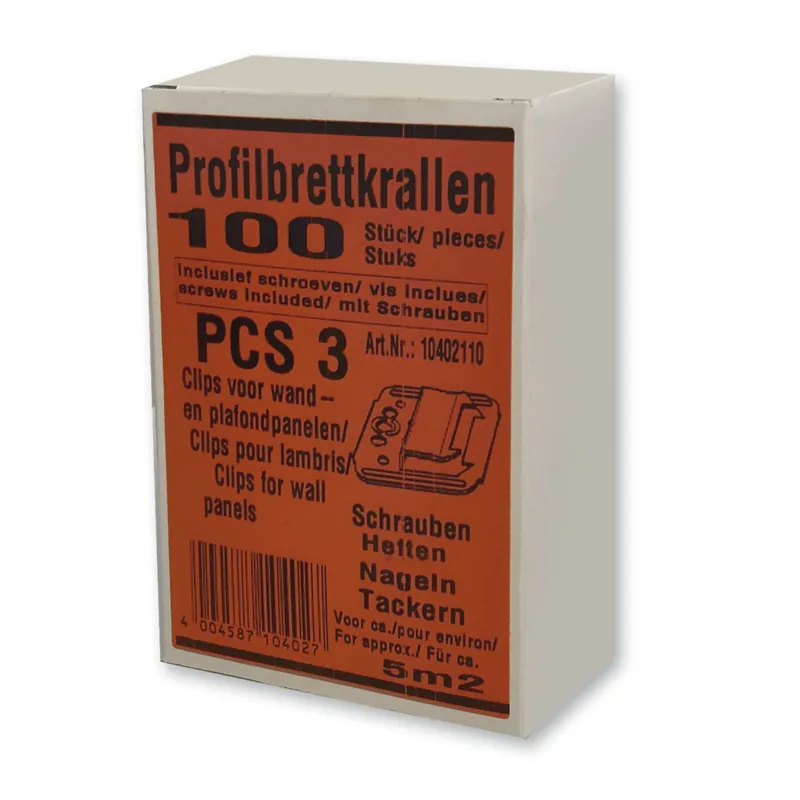 Superprijs Montageclips PCS3 mm inclusief schroeven