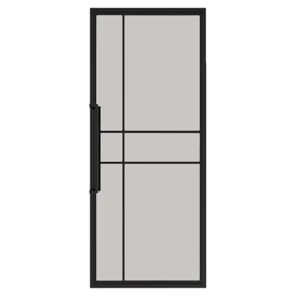 Binnendeur Staal 6 Vaks Modern – Rookglas Merkproduct