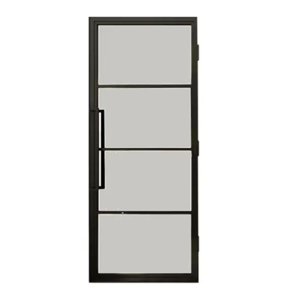 Binnendeur Staal 4 Vaks – Rookglas Flitsaanbieding