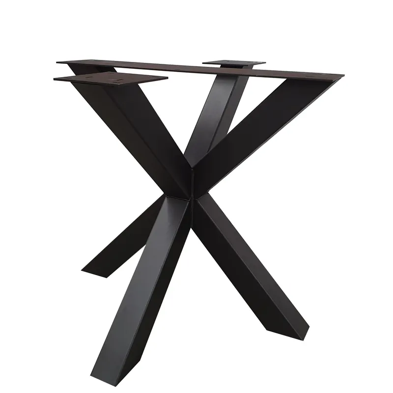 Eettafelpoot Matrix Zwart – HxBxD: 72x110x110 cm – Koker: 8×8 cm Direct Verzonden