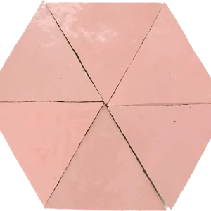 Direct Verzonden Zellige Rose Doux Triangle