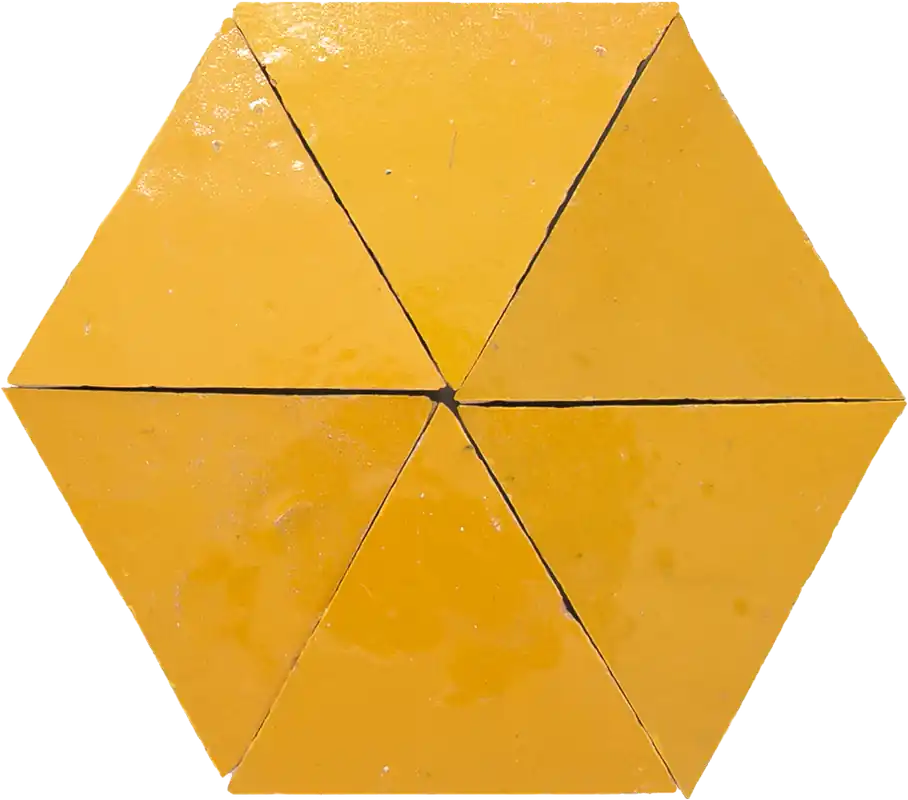 Speciale Aanbieding Zellige Jaune Triangle
