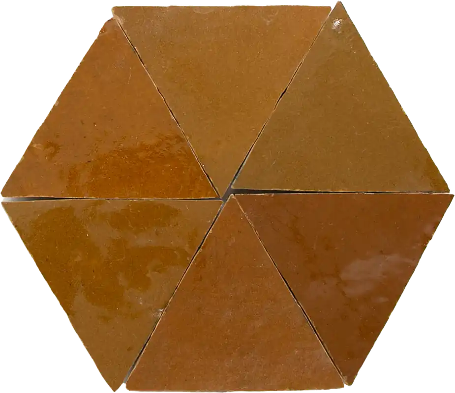 Beperkt Aanbod Zellige Caramel Triangle
