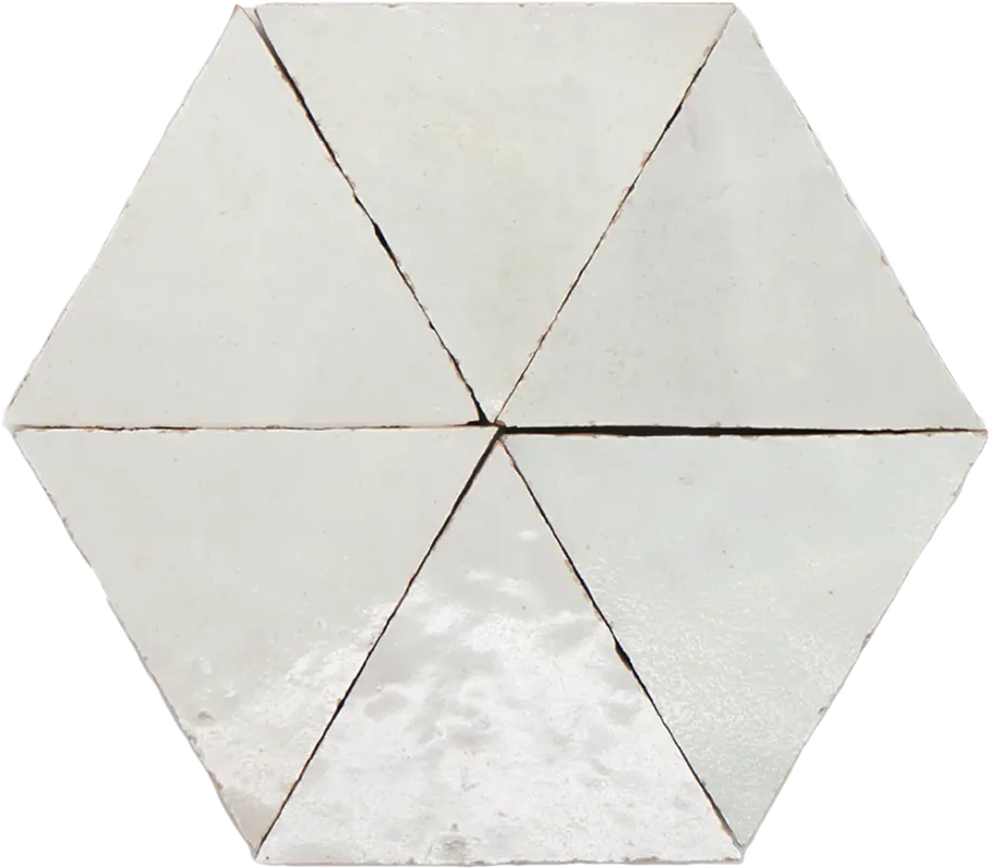 Zellige Blanc Triangle Shop Nu