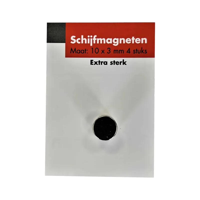Rechtstreeks Van De Fabrikant Mini schijfmagneet sterk 10x3mm | 4st