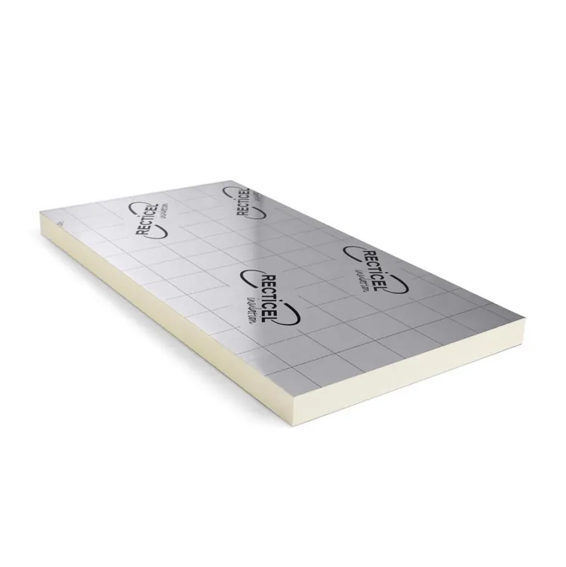 Recticel Eurothane Silver | 2400x1200x81mm | Pir dakplaat – Rd:3.65 (=2,88m²) Actieprijs