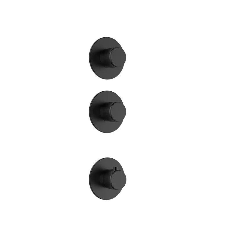 Uniforma Douchestang met Wateraansluiting – 69 cm – Mat Zwart Meest Verkocht