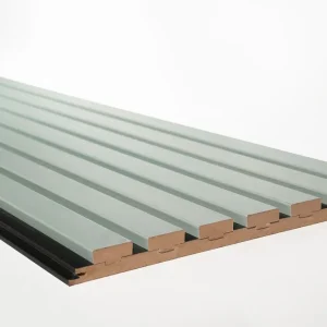 Beste Prijs MDF Lamel Wandpaneel – Y23 ZACHT WIT – 30×280 cm