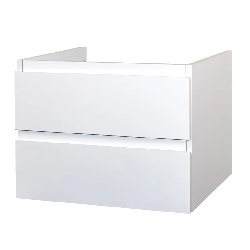 Lage Prijs Wastafelblad MDF – 76,4 x 45,5 x 2,6 cm – Mat Wit Wastafeltablet voor Badkamermeubel