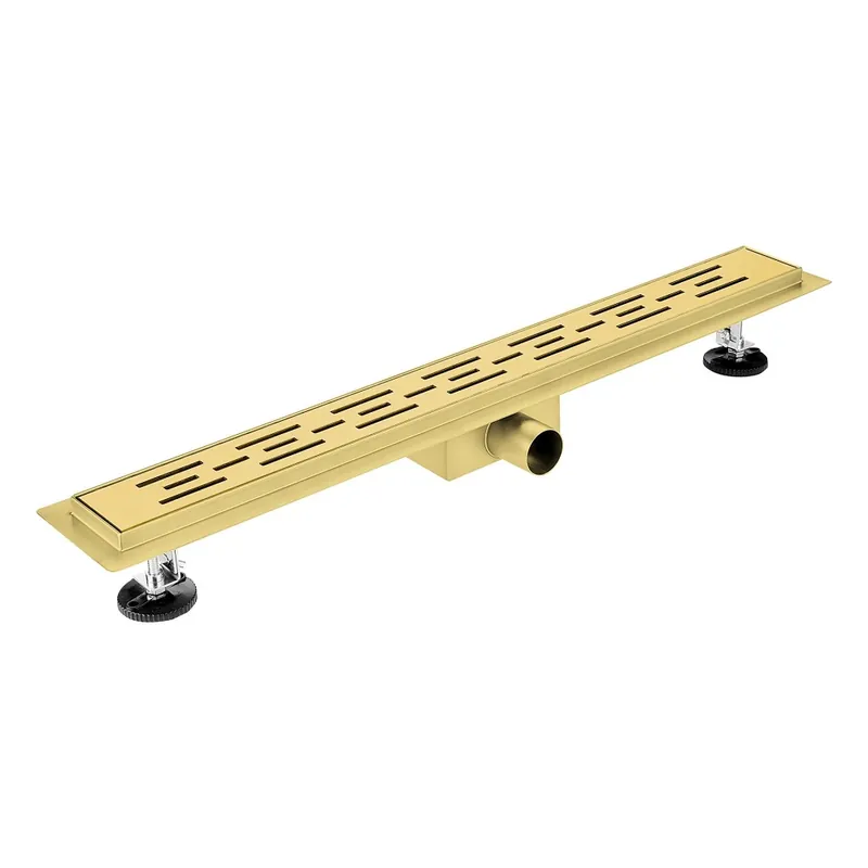 CURVY Gebogen Inloopdouche met Handdoekhouder – 8 mm Veiligheidsglas – Anti-Kalk – Omkeerbaar – 100×200 cm – Helder Glas – Geborsteld Goud Dagaanbieding