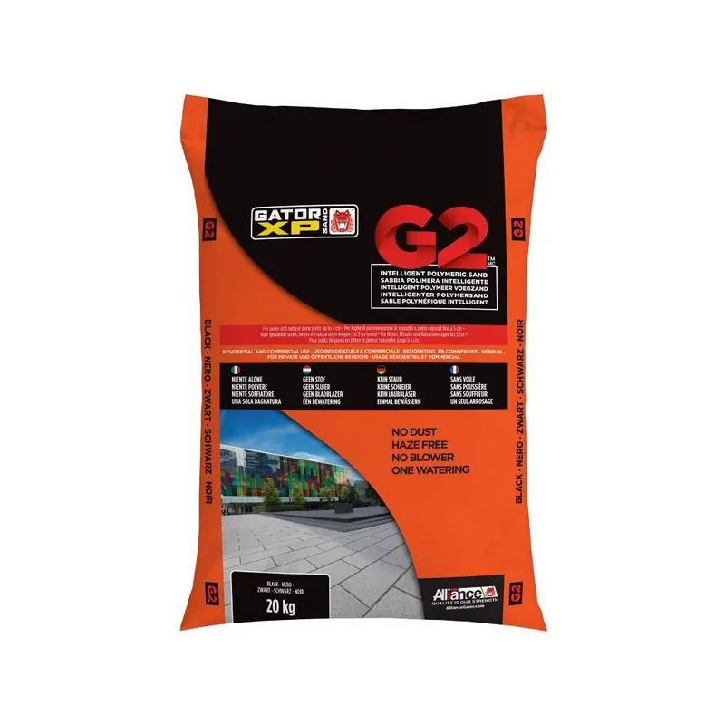 GatorSand XP G2 Zwart zak 20kg Finale Uitverkoop