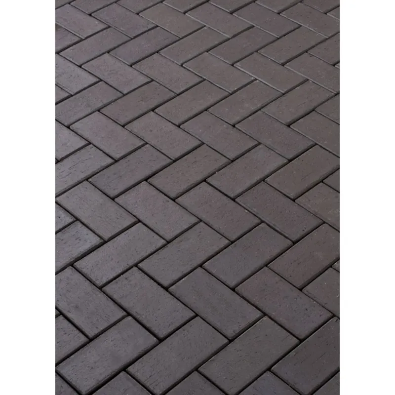 Gebakken Keiformaat Milano Zwart 5.2cm Nieuw
