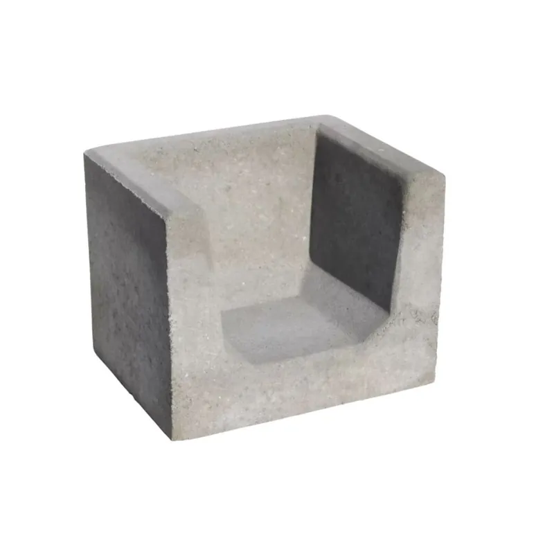 U-hoekelement Grijs 50x40x40cm Beperkt Aanbod
