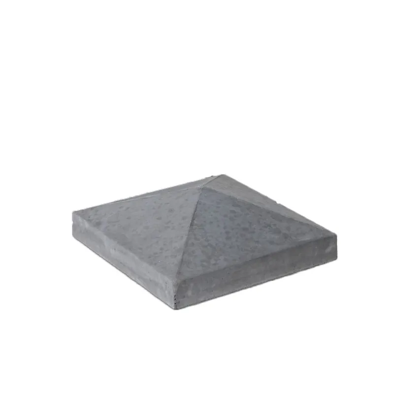 Koop Vandaag Paalmuts met punt Beton Antraciet 50x50x5