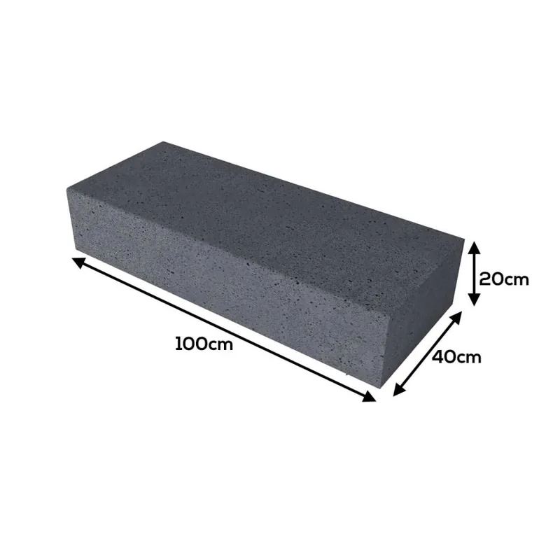 Oud Hollandse Traptrede Antraciet 100x40x20cm Populair