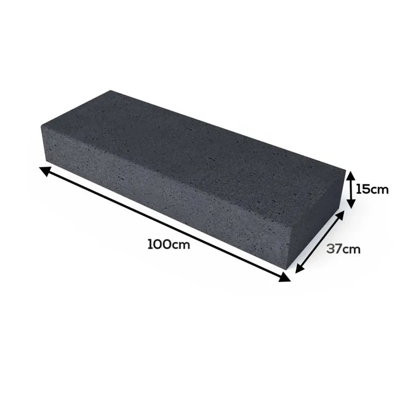 Oud Hollandse Traptrede Antraciet 100x37x15cm Betrouwbaar