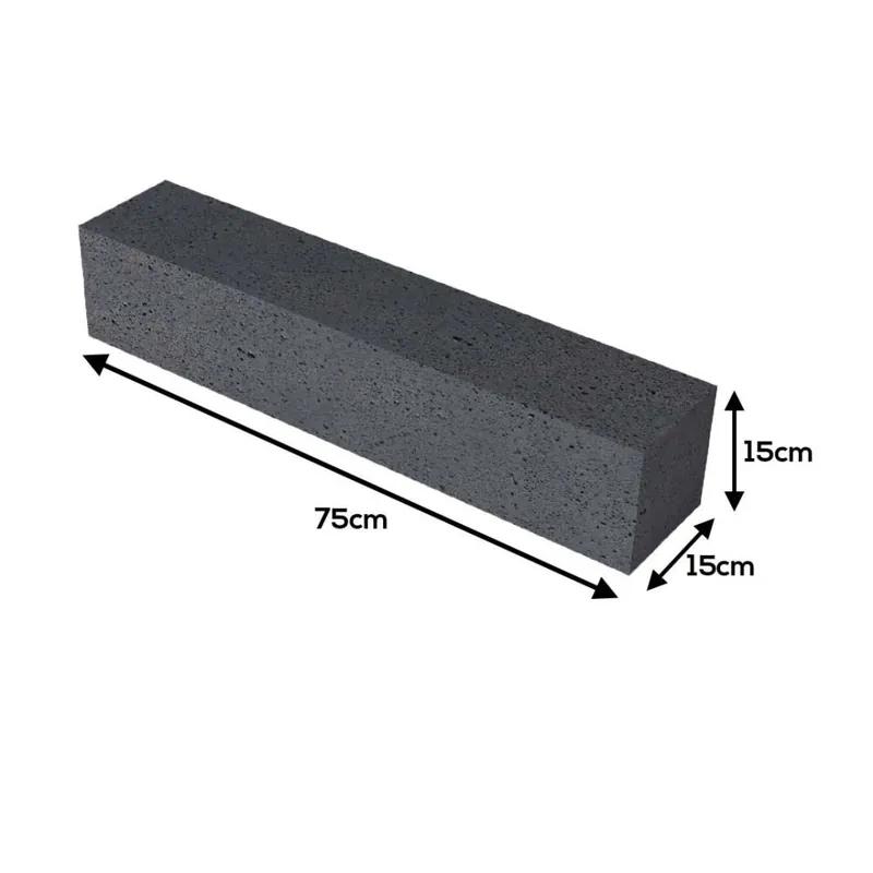 Seizoensaanbieding Oud Hollands Stapelelement Antraciet 75x15x15cm