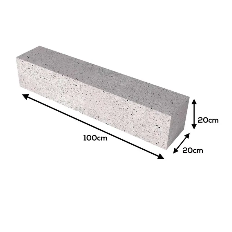 Oud Hollands Stapelelement Grijs 100x20x20cm Hoge Kwaliteit